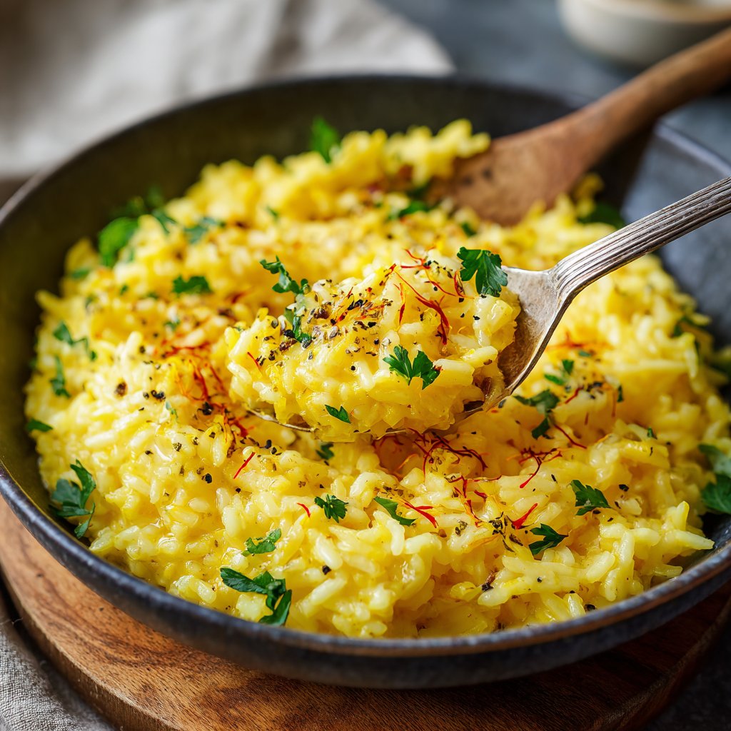 Safranrisotto für ein besonderes Dinner