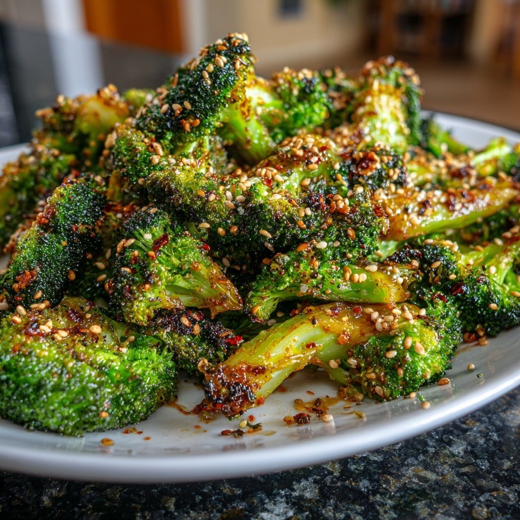 Brokkoli Pfanne Mit Sesam