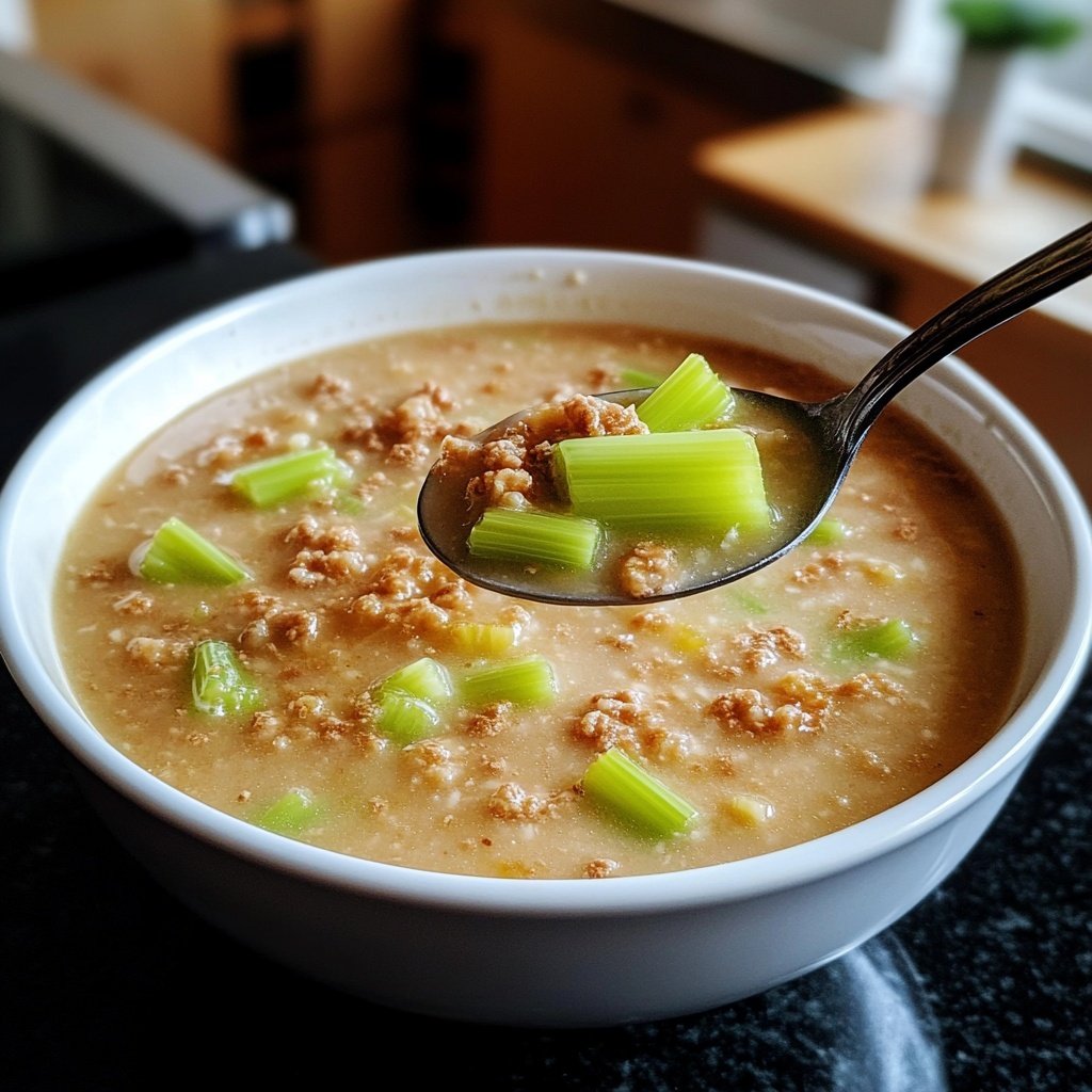 Linsensuppe mit Sellerie