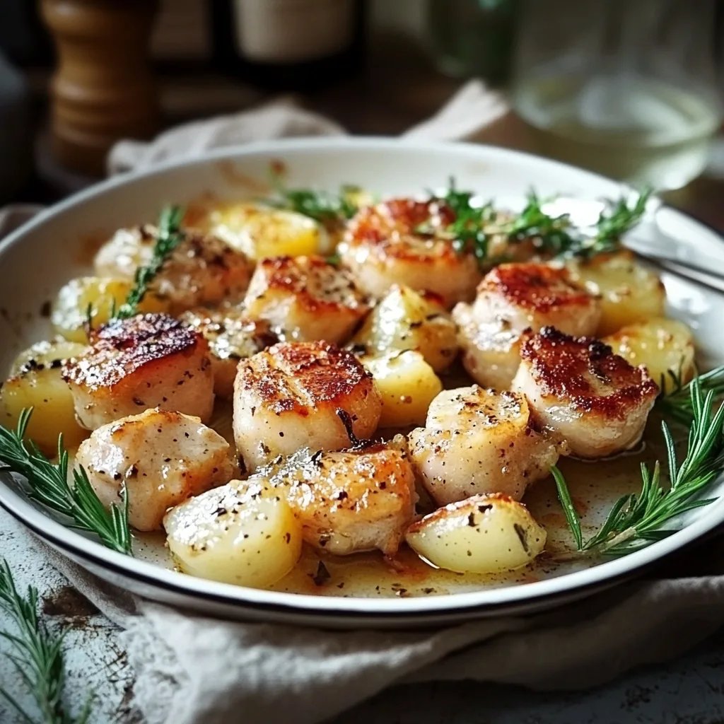 Hähnchen-Rosmarinkartoffel-Blech