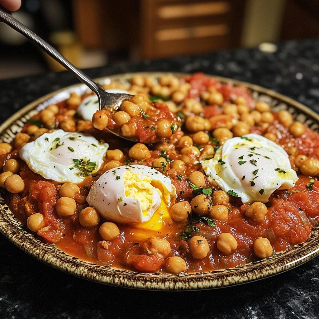 Shakshuka mit Kichererbsen