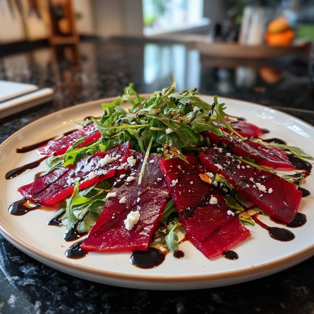 Carpaccio von Roter Bete