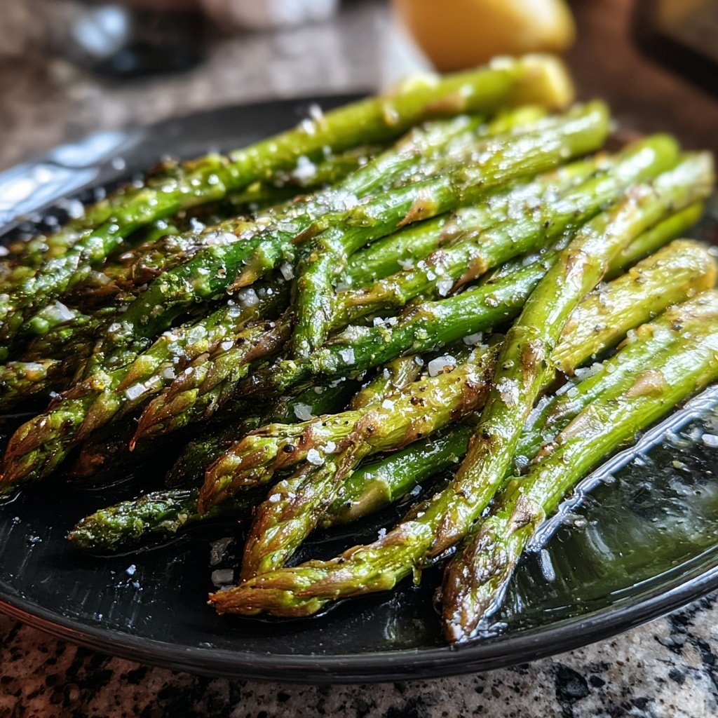 Grüner Spargel Aus Dem Ofen